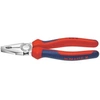 Image de Pince universelle en acier spécial pour outils, tête chromée, poignées à gaine en plastique, Long. : 180 mm, Capacité de coupe du Ø du fil dur 2,2 mm