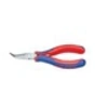Image de Pince - Velleman - de prehension pour l'electronique - becs demi-ronds coudees - 145mm