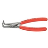 Image de Pince à circlips extérieurs de précision, modèle courbé, Dimensions : A 31, Ø d'arbre 40-100 mm, Long. 210 mm