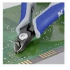 Image de Knipex-Werk 79 22 120 pour lélectronique et la mécanique de précision Pince coupante diagonale sans facette 120 mm