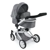 Image de Bayer Chic 2000 - Poussette de poupée Mika 2 en 1 pour Enfants de 4 à 8 Ans, Gris Jeans 73 x 41 x 82 cm en occasion ou reconditionné