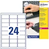 Image de Avery - 480 Étiquettes Polyester Ultra-Résistantes - 63,5 x 33,9 mm - Lazer - Étiquettes Indécollables pour Sécurité Optimale - Étiquettes Autocollantes Personnalisées en occasion ou reconditionné