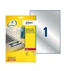 Image de Avery Heavy Duty Laser Labels - Polyester - argent - A4 (210 x 297 mm) 20 unités (20 feuille(s) x 1 étiquettes