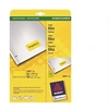Image de Avery L6041 - Jaune - 21.2 x 45.7 mm 960 unités (20 feuille(s) x 48 étiquettes