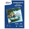 Image de 40 feuilles papiers photos AVERY 10x15cm 270 grammes brillant
