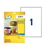Image de J4775 - Polyester - blanc - A4 (210 x 297 mm) 10 unités (10 feuille(s) x 1 étiquettes