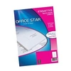 Image de Office Star - Blanc - A4 (210 x 297 mm) 100 étiquette(s) (100 feuille(s) x 1 étiquettes