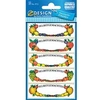 Image de - zweckform z-design étiquettes pour ménage fraise & groseille, en papier inscriptible, décollable contenu 3 planches d
