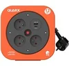 Image de Quarx Enrouleur ménager S-box 12 m, 3 prises 16A + USB A et USB C