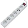 Image de Rallonge blanche de 1,4m avec commutateur 16A 6 modules