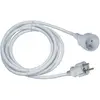 Image de Rallonge blanche de 10m sans interrupteur 16A GAO 1 prise