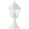 Image de Borne Extérieure Nissie Blanc - - Métal/Verre - Ip44 - 1Xe27 60W