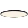 Image de lampe, panneau de plafond Tuco LED 50cm noir / blanc, 1x LED intégrée, 38W LED intégrée, (4000lm, 3000-6500K), dimmable avec télécommande