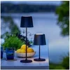 Image de Lampe A Poser Led Kaami - Noir - Extérieur - 2W - Ip44 - Métal Et Plastique