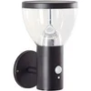 Image de Applique extérieure - - TULIP - LED et solaire - Détecteur de mouvement - Acier inoxydable et plastique - 4 W - Noir