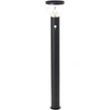 Image de Potelet Extérieur - - Tulip - Led Et Solaire - Détecteur De Mouvement - Acier Inoxydable Et Plastique - 4 W - Noir