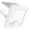 Image de Applique extérieure - - LUTON - LED et solaire - Détecteur de mouvement - Plastique et métal - 4 W - Blanc