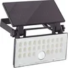 Image de Applique extérieure - - LUTON - LED et solaire - Détecteur de mouvement - Plastique et métal - 4 W - Noir