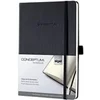 Image de CO109 Carnet de notes CONCEPTUM, 14,8 x 21,3 cm, pointillé, couverture rigide, noir