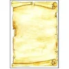 Image de - papier design, format A4, 90 g/m2, motif "Parchemin", 100f