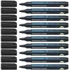 Image de Schneider Maxx 130 Marqueurs permanents (Épaisseur de trait: 1-3 mm, rechargeables) Lot de 10, Noir en occasion ou reconditionné