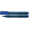 Image de Schneider Maxx 133 Lot de 10 Marqueurs permanents rechargeables pour carton/papier/plastique/verre/métal Encre bleu