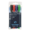 Image de Schneider maxx 130 marqueur permanent bleu foncé pochette de 4 113094