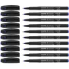 Image de Schneider Topball 845 Lot de 10 Rollers à encre avec pointe conique en acier ultra fine Encre bleu en occasion ou reconditionné