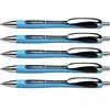 Image de Slider Rave XB (rétractables et rechargeables) Lot de 5 Stylos à bille, Encre noir indélébile