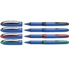 Image de Stylo Schneider One Hybrid C Lot de 4 Stylos roller à encre liquide non rétractable 0.3 Noir/Rouge/Bleu/Vert
