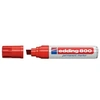 Image de edding - marqueur permanent 800, pointe biseautée, rouge