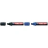 Image de EDDING - Marqueur permanent edding 390, pointe biseautée, bleu largeur de tracé: env. 4,0 - 12,0 mm, rechargeable avec encre de chine T25 / T100