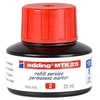 Image de Recharge pour marqueur permanent E21 25 ml - Rouge