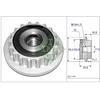 Image de Poulie Roue Libre, Alternateur 535011810 Ina Ina 535011810 Volkswagen