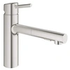 Image de Mitigeur de cuisine monocommande Concetto avec douchette extractible SuperSteel 30273DC1