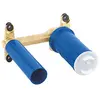 Image de GROHE Rapido, corps encastré universel, mitigeurs lavabo 2 trous | Bec positionnable à gauche ou à droite, avec manchette d'étanchéité, profondeur d'encastrement 45 à 75mm (23571000) en occasion ou reconditionné