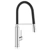 Image de Robinet de cuisine évier Feel, robinet avec douchette extractible, bec en forme de U, inverseur 2 jets, 31489000