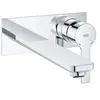 Image de Façade Mitigeur LINEARE 2 trous lavabo taille L saillie 207 Chromé