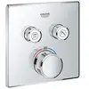 Image de Mitigeur thermostatique pour installation encastrée 2 sorties Grohtherm SmartControl 9124000 - Limiteur de température -Chrome