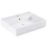 Image de cube ceramic lavabo, 600x490 mm, pureguard, blanc alpin (3947300h)
