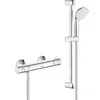 Image de Mitigeur thermostatique 1/2" Grohtherm 800 avec ensemble de douche 2 jets