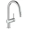 Image de mitigeur pour évier chromé avec bec orientable (32321002)