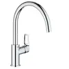 Image de Mitigeur cuisine Bauloop Bec haut chrome levier carré