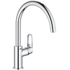 Image de Mitigeur d'évier chromé 360° saillie 223mm BauFlow