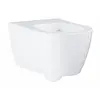Image de Cuvette WC suspendue, Essence Ceramic, sans rebord, traitement anti-calcaire et anti-bactérien Pure Guard, caréné, 3957100H