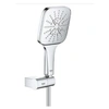 Image de Pommeau de douche Rainshower SmartActive 130 CUBE 3 jets avec support