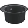 Image de Evier composite - - K200 - 1 bac - A encastrer - Noir - Rond