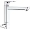 Image de Grohe BauLoop 31713000 Robinet de cuisine avec arrêt pré-intégré et bec mi-haut Chromé en occasion ou reconditionné