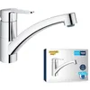Image de GROHE StartEco Mitigeur Monocommande Evier, Robinet Cuisine, Bec Bas, Rotation 140°, Mousseur avec Fente pour un Remplacement sans Outil, Chromé, 31685000 en occasion ou reconditionné