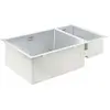 Image de Evier à encastrer 1 bac et demi K700U acier inoxydable 76 x 45 cm